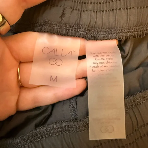 CALIA by Carrie Underwood Black Track Pants Relaxed Fit - Picture 3 of 6